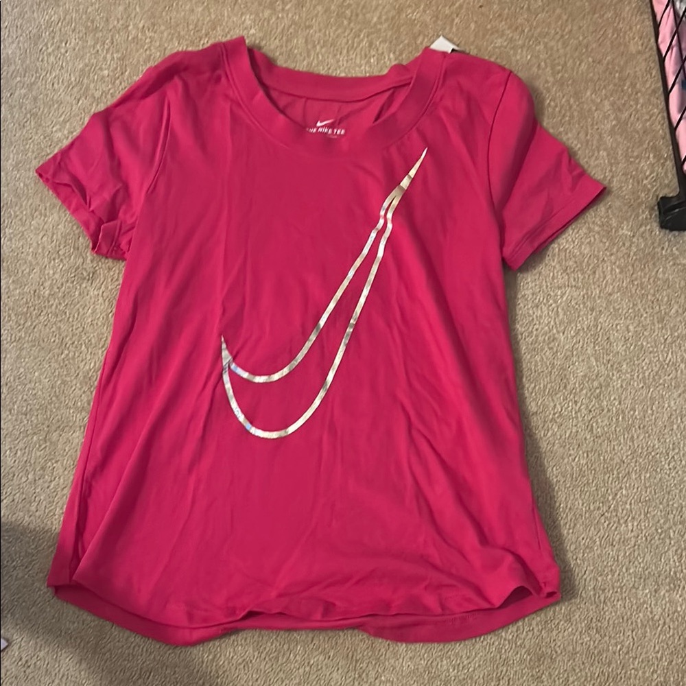 Nike Pink Relaxed Short Sleeve Tee